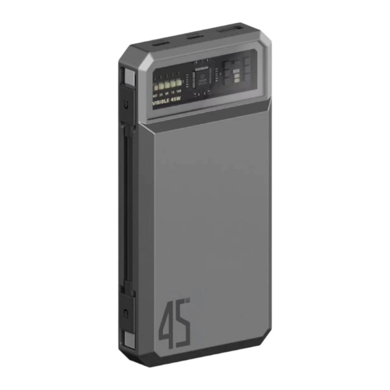Orsen by Eloop E59 แบตสํารอง 20000mAh รองรับ QC3.0 PD PPS UFCS 45W PowerBank Type C Output พาวเวอร์แบงค์ Grey