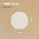 Thumbnail 1 of ดีแพ็ค กระดาษไขกลมรองอบเข้าเตาอบได้ FP004 ขนาด 6 นิ้ว ประมาณ 100 ใบ