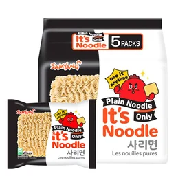 Thumbnail 1 of SAMYANG Ramen Plain Noodle 110 g 5 pcs