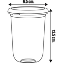 Thumbnail 4 of Panda Outlet แก้วเซฟตี้ล๊อค 18 oz. PP + ฝาปิด สีใส (แพ็ค 25 ชิ้น)