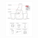 Thumbnail 3 of เครื่องสกัดน้ำผลไม้รอบต่ำ