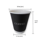 Thumbnail 2 of เอโร่ ถ้วยกระดาษ 2 ชั้น พิมพ์ลาย 9 ออนซ์ x 50