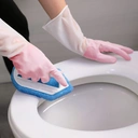 Thumbnail 2 of โพลี ไบรท์ ถุงมือยางอเนกประสงค์ PVC 2 Tone Size M x 6 ซอง