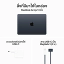 Thumbnail 4 of APPLE MacBook AIR 13 M3 chip 8C CPU/8C GPU/16GB/256GB - Midnight-2024 Eng-Keyboard