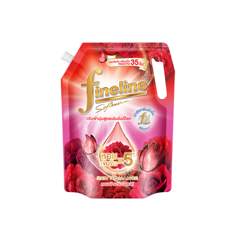 FINELINE DELIGHT CONCENTRATED FABRIC SOFTENER RED ROMANCE 1150 ML.