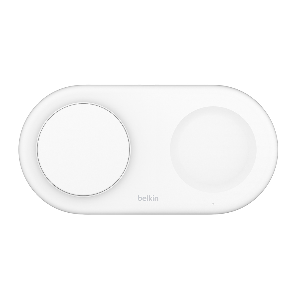 BELKIN 2-in-1 Wireless Charger Universal Pad 15W White