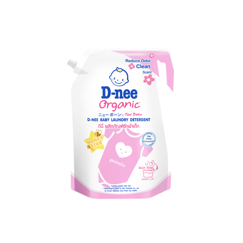 D-nee Baby Laundry Detergent - Honey Star 3600ml.,Pink