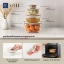 Thumbnail 2 of ซุปเปอร์ ล็อค ชุดกล่องแก้วสุญญากาศ ทรงกลม x 4