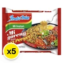 Thumbnail 2 of อินโดมี่ บะหมี่แห้ง รสเนื้อสูตรเผ็ด 85 ก. x 5