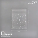 Thumbnail 1 of Depack BG005-7x7cm. ซองลายจุด ฝากาว ขนาด 7x7 ซม. (1 แพ็ค/ ประมาณ 100 ใบ)
