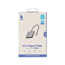 Thumbnail 4 of BLUE BOX Port Hub USB Type-C Hub 3-in-1 Silver Grey