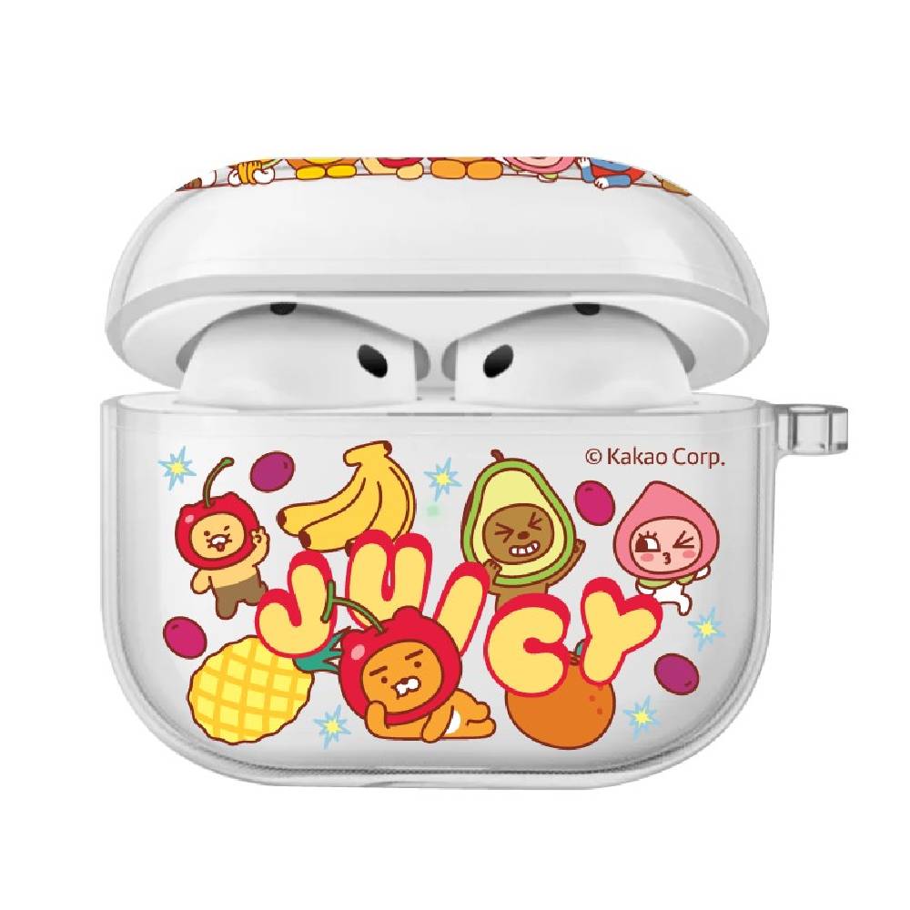 QPLUS x KAKAO Friends Casing for AirPods Gen 4 Juicy Fruits