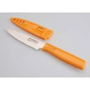 Thumbnail 2 of Twin Fish มีดพก มีดปอกผลไม้ มีดหั่นผักผลไม้ ขนาดเล็ก ด้ามจับพลาสติกสีส้ม 4นิ้ว รหัส73PK-O