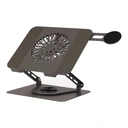 Thumbnail 2 of TECHPRO Carbon Cooler Rotatable Tablet & Laptop Stand 360 Grey