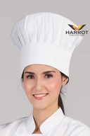 Thumbnail 2 of หมวกกุ๊กสากล หมวกเชฟ หมวกพ่อครัว สีขาว หัวปิด 
ชนิดผ้า : ผ้าคอมทวิวอย่างดี (poly65% - rayon35%) ทนต่อการใช้งาน