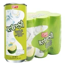 Thumbnail 1 of ยูเอฟซี รีเฟรช น้ำมะพร้าว60% ผสมเนื้อมะพร้าว 240 มล. แพ็ค 6 กระป๋อง