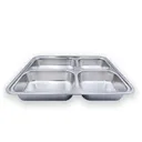 Thumbnail 4 of Empress World ถาดหลุมสแตนเลส 4 ช่อง รุ่น B ฝาปิดพลาสติก x 6