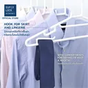 Thumbnail 4 of ซุปเปอร์ ล็อค ไม้แขวนเสื้อ พลาสติก รุ่น 5738 42 ซม. สีขาว x 24