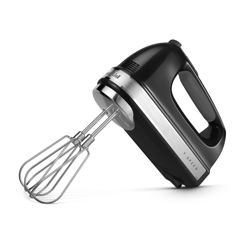 เครื่องผสมอาหารแบบมือถือ 5KHM720AWOB Hand Mixer 7 Speed Onxy Black
