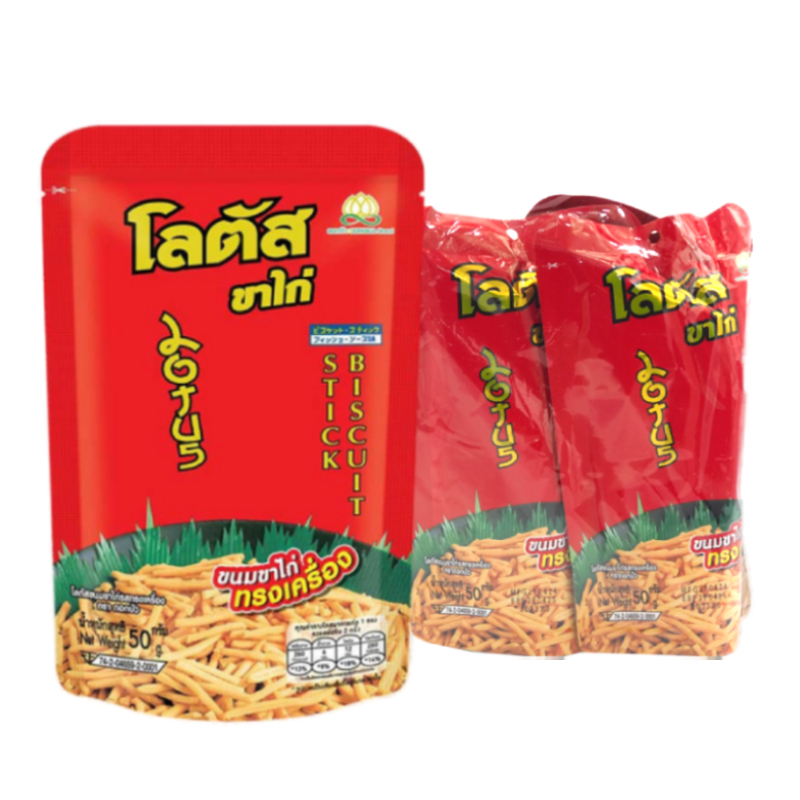 LOTUS Stick Biscuit Original 50 g x 4