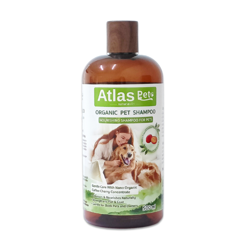 ATLAS PET NOURISHING SHAMPOO WITH FRUITY SCENTED 2% (ORIGINAL SIZE) 500ml.