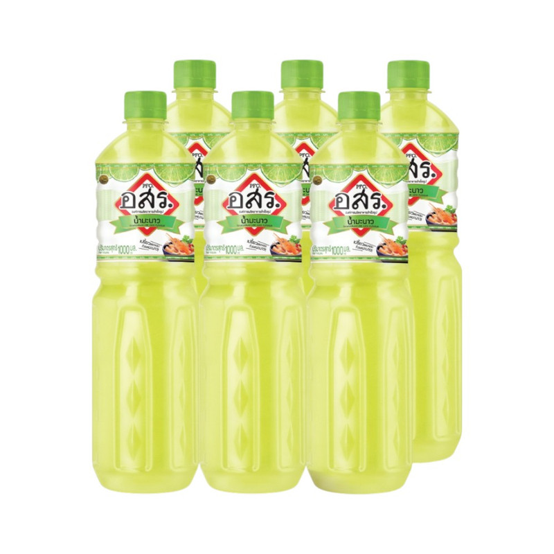 [6 bottles] ASR. Lime Juice Mix, 1,000 ml, tastes like real lime juice