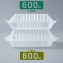 Thumbnail 4 of Matapat กล่องข้าวฝาติด 600/800 มล. (600 มล.) รุ่นใช้แทนโฟมชนิดบาง เข้าไมโครเวฟได้ กล่องข้าวเวฟได้ ผ่านมาตรฐาน (100ชิ้น)