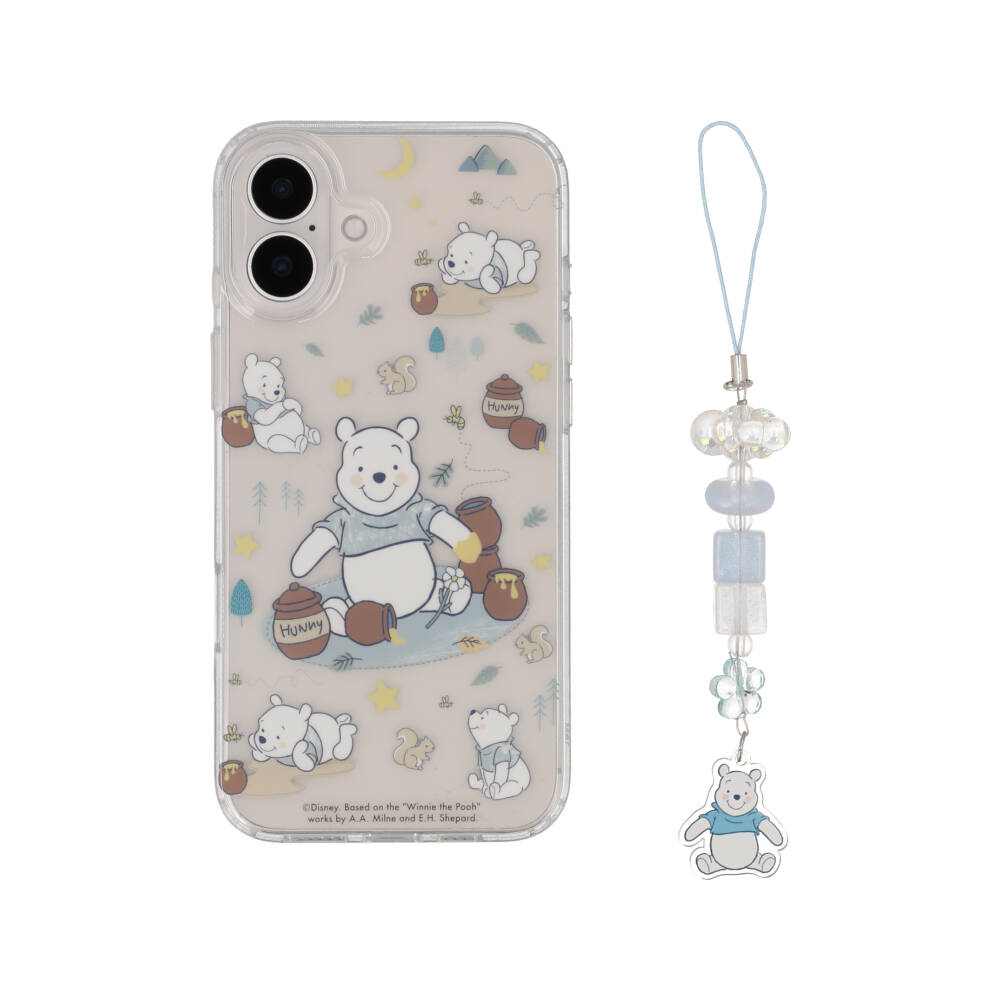 BLUE BOX x Winnie the Pooh Casing for iPhone 16 Plus Winnie with Honey jars