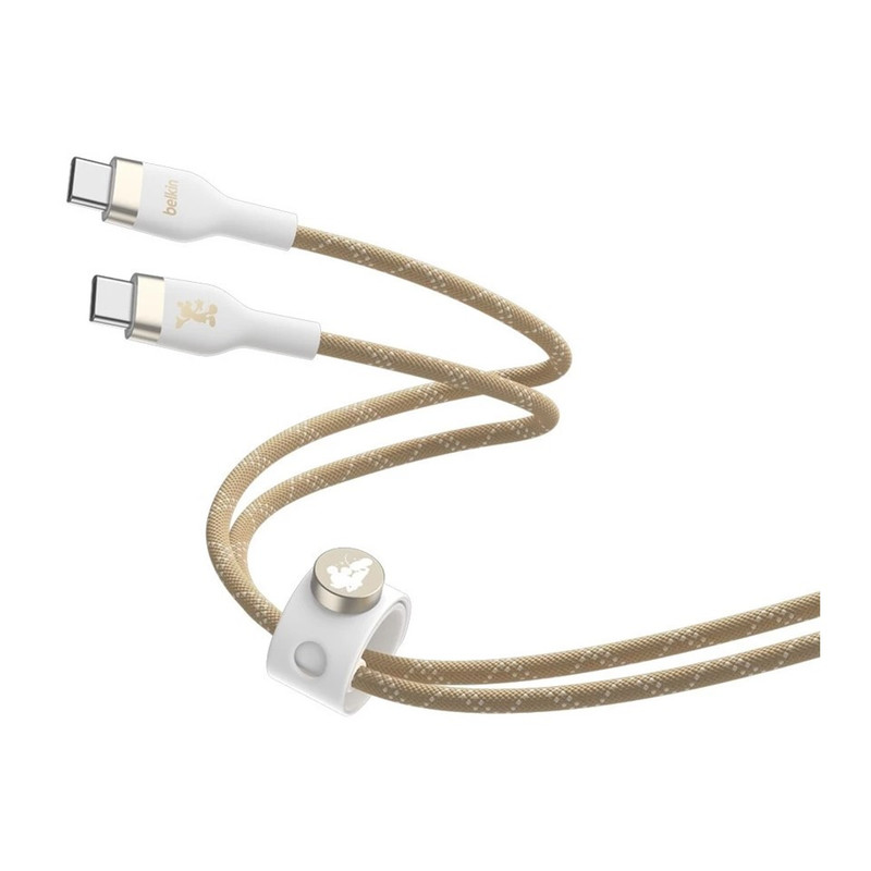 Belkin สายชาร์จลายดิสนีย์ C to C 2 เมตร ต่อ apple car play/android car play รองรับไอโฟน16-15ทุกรุ่น iPad Samsung CAB011