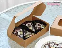 Thumbnail 3 of Boxjourney กล่องบราวนี่ หน้าต่างวีเชฟ ลายบลอสซั่มครีม 15x20x5 ซม. (20 ใบ/แพค)