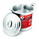 Thumbnail 1 of ตราหัวม้าลาย หม้อก๋วยเตี๋ยว รุ่น CHEF ขนาด 40 ซม. x 3 ช่องโค้ง