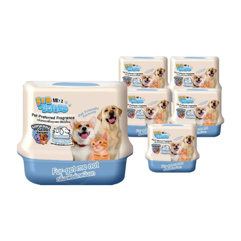 MIXZ FUR-FRIEND PETS GEL FRESHENER -  180G X 6
