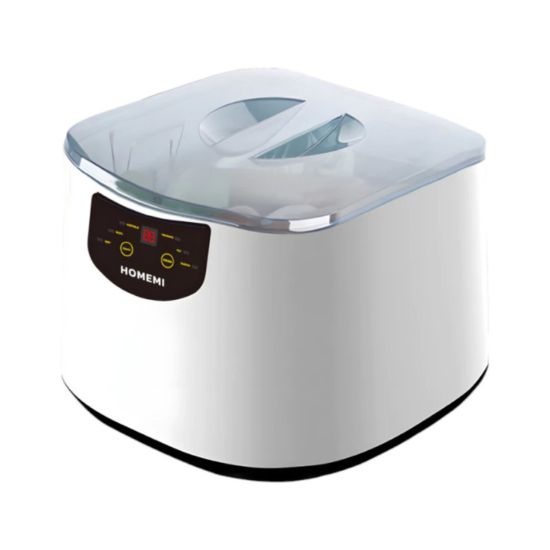 Homemi เครื่องล้างผักระบบโอโซน Vegetable Purifier Pro หน้าจอดิจิตอล โหมด ล้างผัก ล้างเนื้อ (HM0060-P-WH)