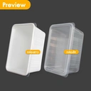 Thumbnail 4 of Matapat กล่อง1000 มล. 1ช่อง () กล่องข้าวคุณภาพ กล่องใส่อาหาร กล่องอาหารคลีน เข้าไมรโครเวฟได้ (25ชุด)