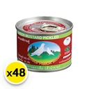 Thumbnail 2 of นกพิราบคู่ ผักกาดดอง ฝาดึง 140 ก. x 48