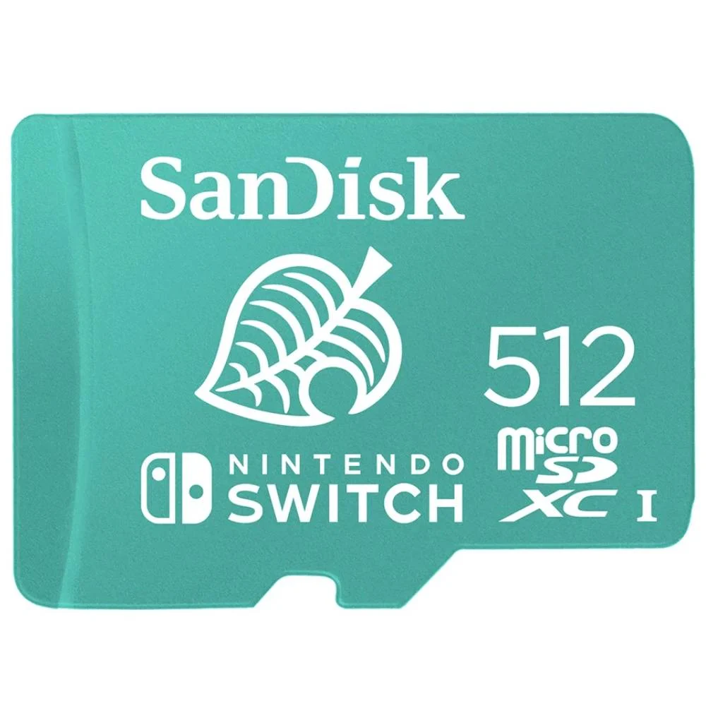 SANDISK Memory Card Nintendo microSDXC U3 C10 Model SDSQXAO-512G-GN3ZN Capacity 512GB