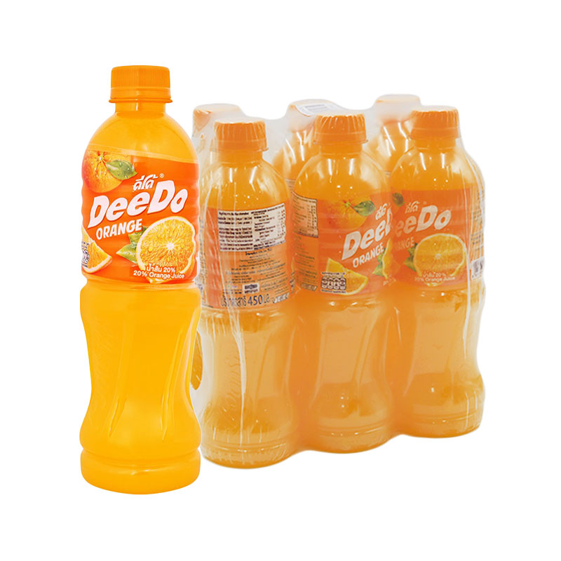 DEEDO 20% Orange Juice 450 ml x 6 | Makro PRO