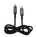 Thumbnail 2 of TECHPRO USB-C to Lightning Cable 30W 1M. Titanlink Black (TP-C07)