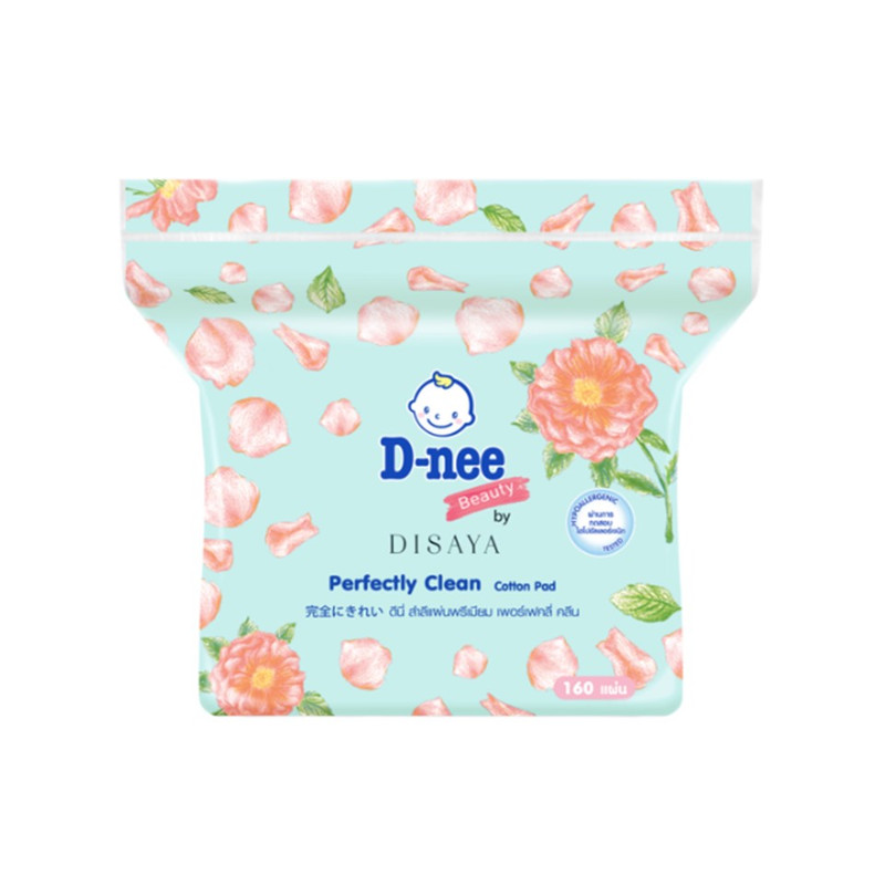 D-nee Beauty Cotton Pad Perfectly Clean 160 Sheets