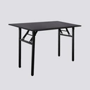 Thumbnail 1 of HomeHuk โต๊ะอเนกประสงค์ โต๊ะพับได้ ท็อปไม้ 100 x 60 ซม. สีดำ