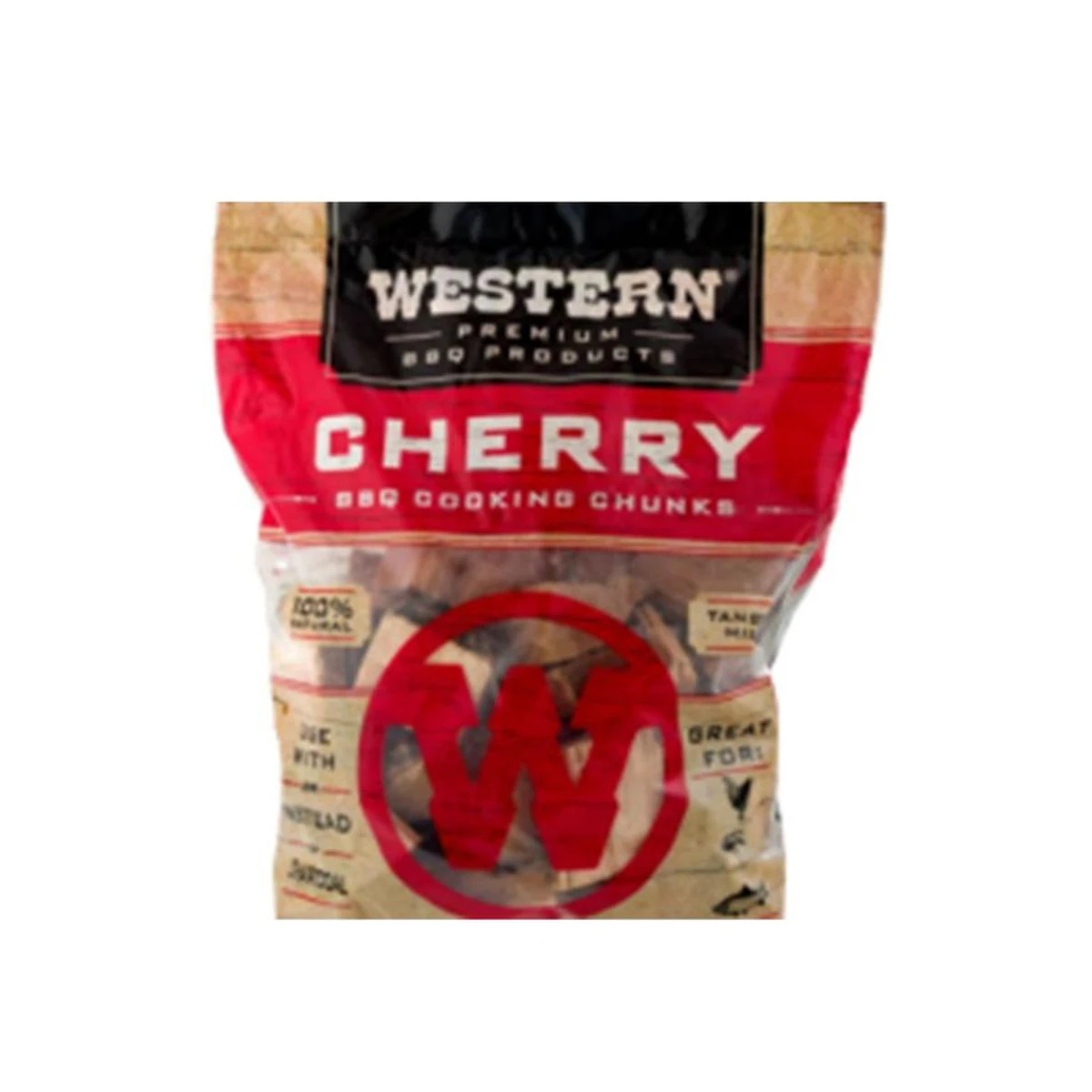 เวสเทิร์น ไม้หอมรมควันบาร์บีคิว สโมกกิ้ง ชิป กลิ่นเชอรี่ ใช้ย่างรมควันอาหาร (ผลิตในสหรัฐอเมริกา) บรรจุ 549 ลูกบาศก์นิ้ว