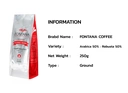 Thumbnail 2 of Fontana เมล็ดกาแฟคั่วบด ฟอนทาน่า คลาสสิค เบลนด์ ขนาด 250 กรัม (Fontana Classic Blend 100% Ground)