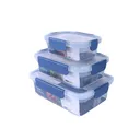 Thumbnail 1 of SUPER LOCK Set Food Storage NEXT SERIES sET 3 pcs Model 2814 + 2816 + 2817 Blue