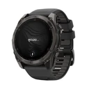 Thumbnail 1 of GARMIN Smart Watch Fenix 8 Series 47 mm Solar Carbon Titanium
