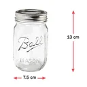 Thumbnail 2 of บอล ขวดโหลแก้วปากแคบ 16 ออนซ์ รุ่น 61000