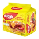 Thumbnail 3 of นาบาติ บะหมี่กึ่งสำเร็จรูป รสชีส ความเผ็ดระดับ 0 74 ก. x 4