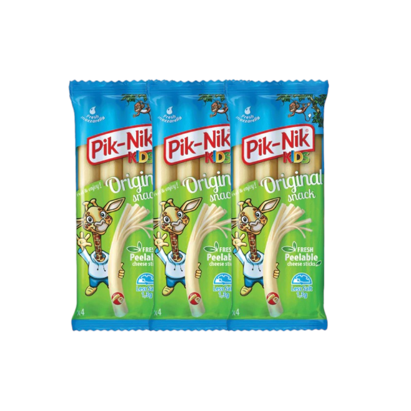[แพ็ก 3 ชิ้น] Pik-Nik Cheese Stick ปิกนิก ชีสสติ๊ก 80g | Makro PRO