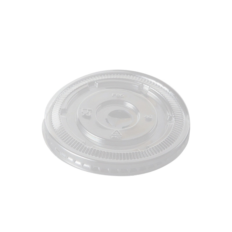 [95mm] Plastic Cup Flat Lids 95 mm (100 pcs/pack)