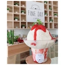 Thumbnail 3 of ลิงกล่องแก้ว ถ้วยพลาสติกใสสำหรับใส่บิงซู/น้ำแข็งใส รูปทรงดอกไม้ ไซส์ L [50 ชิ้น]