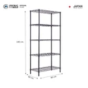 Thumbnail 1 of MZG -5-Tier Wire Shelving Unit with 150 kg